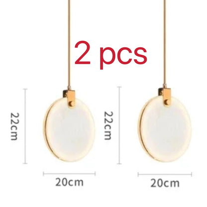 Modern White Marble Pendant Light - Decorbites