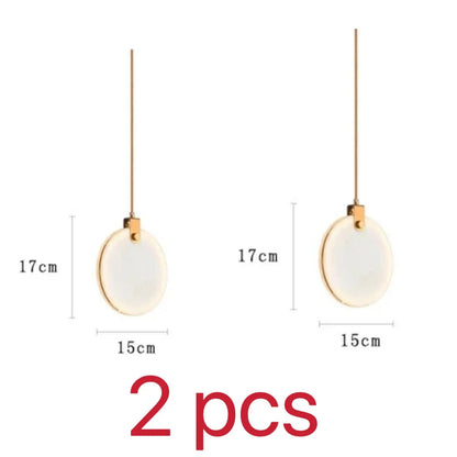 Modern White Marble Pendant Light - Decorbites