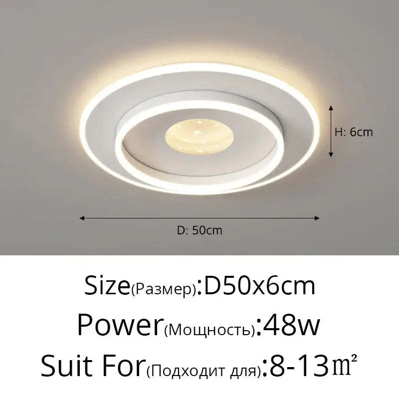 Modern white led chandelier with two concentric rings and central led bulb for living lights led decorbites living lights