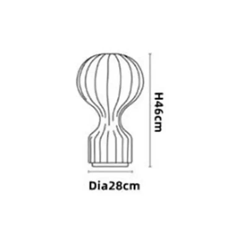 A modern white ribbed silk table lamp with a metal base perfect for bedroom decorbites gatto cocoon use