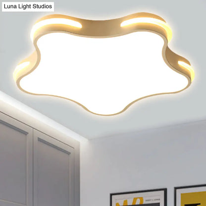 DecorBites™ DecorBites™ Modern White Star LED Ceiling Lamp for Boys' Bedroom