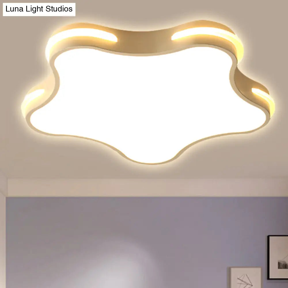 DecorBites™ DecorBites™ Modern White Star LED Ceiling Lamp for Boys' Bedroom