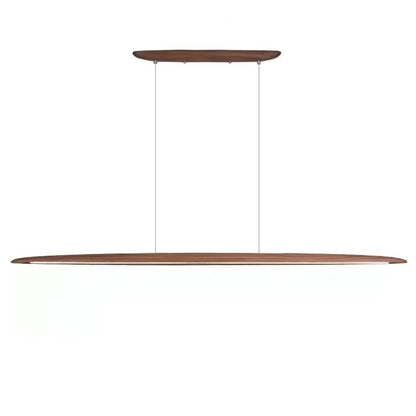 Modern White Wood Linear Pendant Light - Decorbites