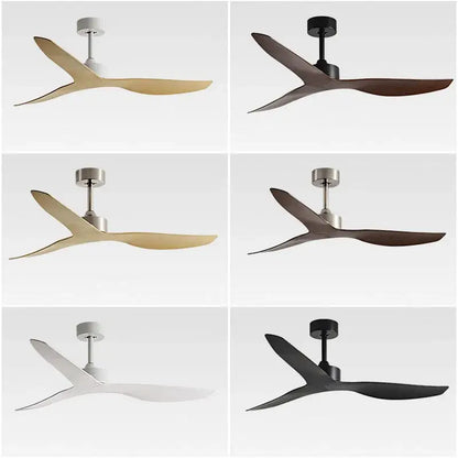 Modern wood industrial wind ceiling fan with sleek asymmetrical matte metal blades for living room decorbites industrial wind ceiling