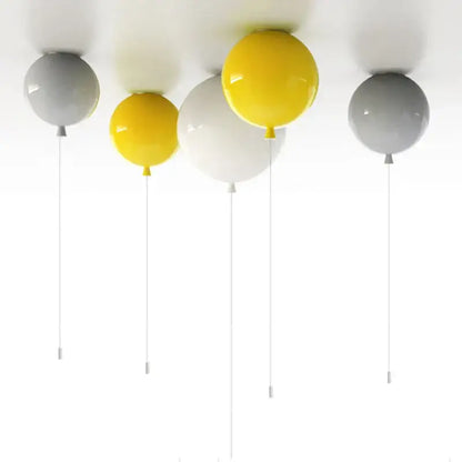 A modern yellow white and gray balloon light fixture decorbites d200mm balloon light for bedroom and living room decor