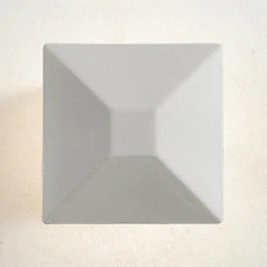 DecorBites™ DecorBites™ Modernist 1/3-Light Sconce with Metal Shade: Geometric Wall Lamp in Black/White Design for Stairway