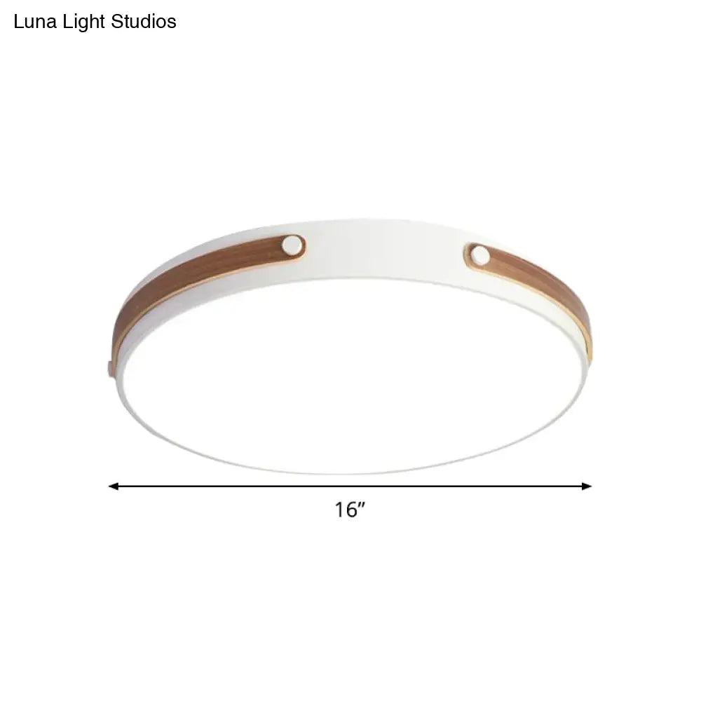 DecorBites™ DecorBites™ Modernist Acrylic LED Ceiling Lamp, Warm/White Light, 16"/21.5" Wide