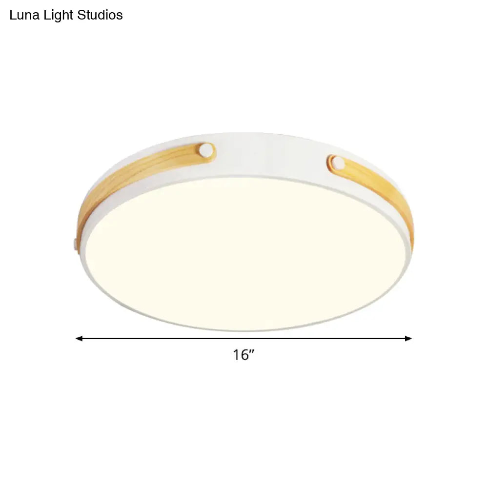 DecorBites™ DecorBites™ Modernist Acrylic LED Ceiling Lamp, Warm/White Light, 16"/21.5" Wide