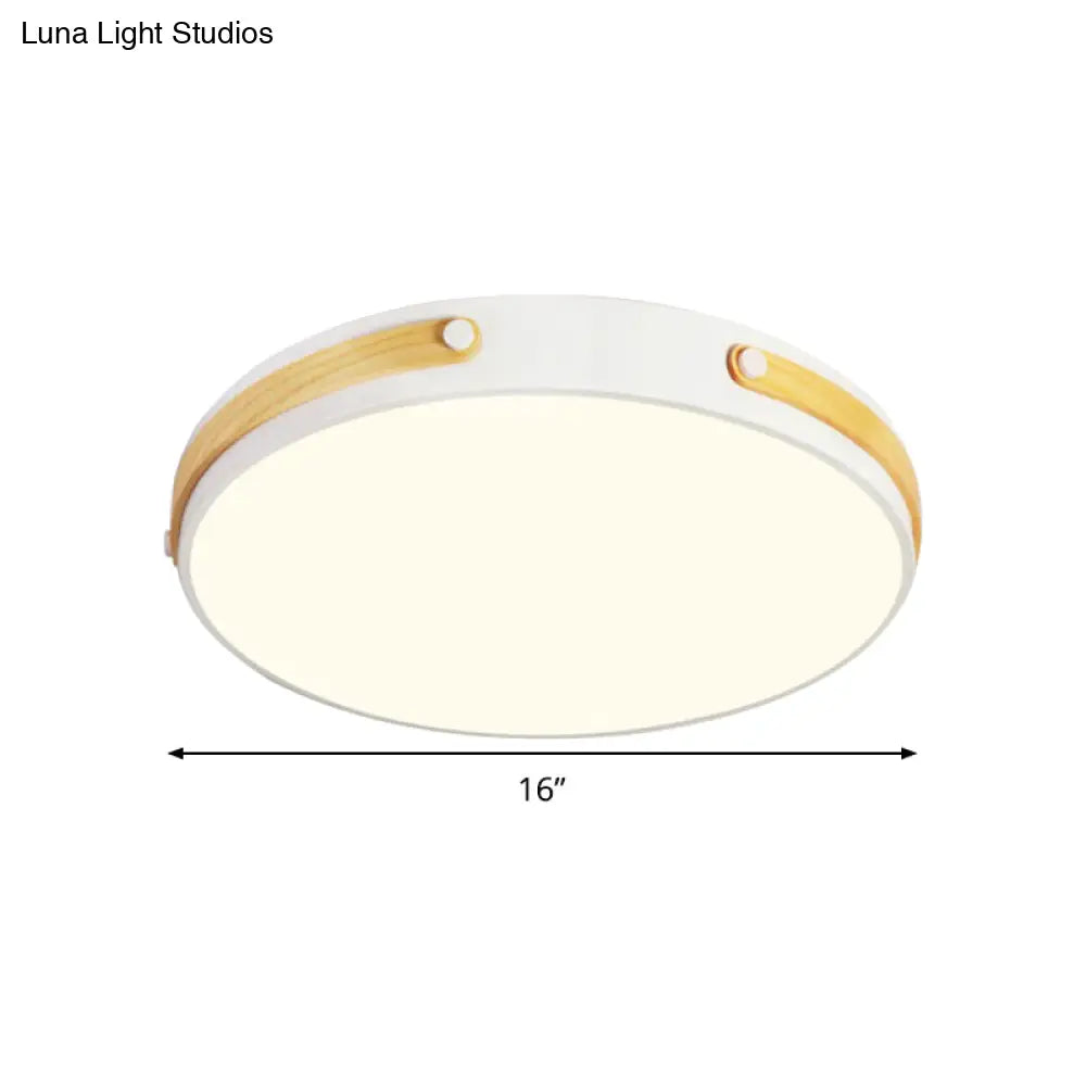 DecorBites™ DecorBites™ Modernist Acrylic LED Ceiling Lamp, Warm/White Light, 16"/21.5" Wide