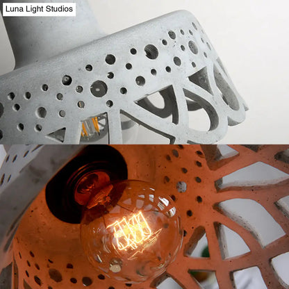 DecorBites™ DecorBites™ Modernist Cement Gooseneck Wall Mounted Light Fixture - 1 Light, Grey (8.5"/9.5"/10" Width)