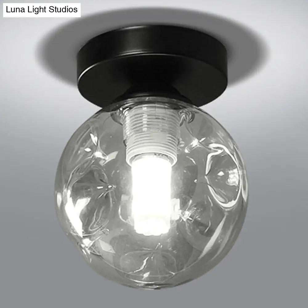 DecorBites™ DecorBites™ Modernist Glass Ceiling Flush Mount Light Fixture for Hallway