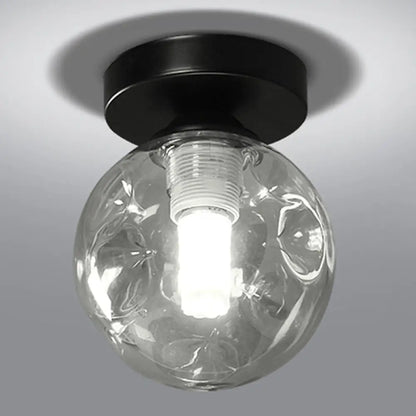DecorBites™ DecorBites™ Modernist Glass Ceiling Flush Mount Light Fixture for Hallway