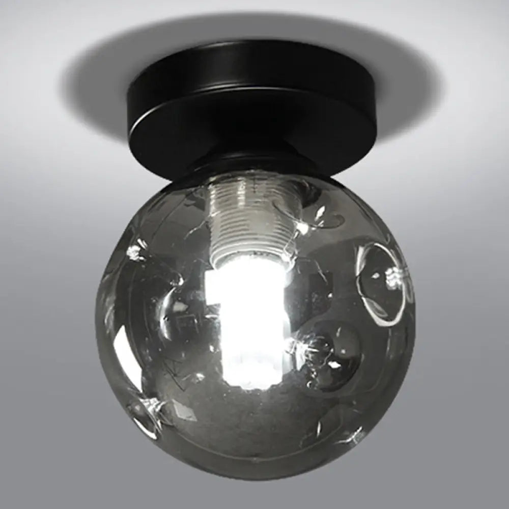 DecorBites™ DecorBites™ Modernist Glass Ceiling Flush Mount Light Fixture for Hallway
