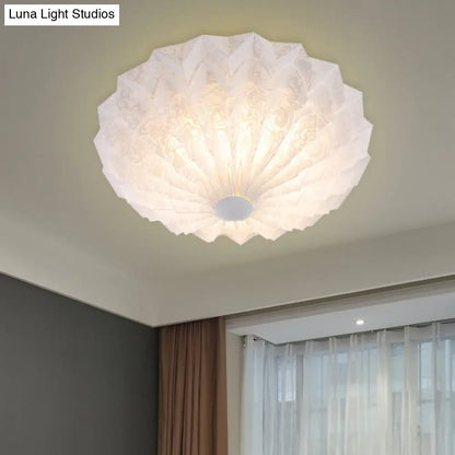 ديكور بايتس™ ديكور بايتس™ مصباح أبيض حديث بقبة مثبتة على الحائط مع وحدة أكريليك - مصباح واحد