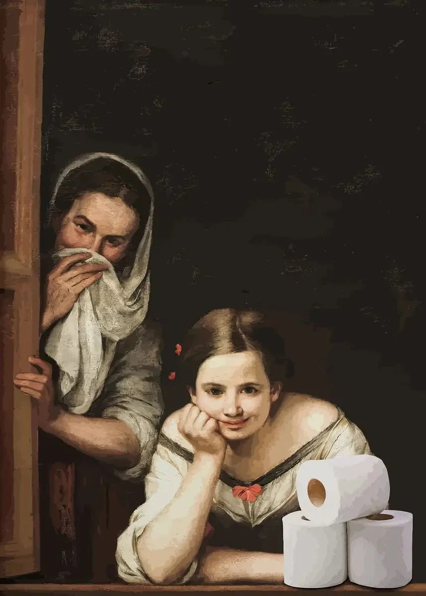Mona Lisa Bathroom Wall Art Decor - SKU-1 / 20X30cm no frame