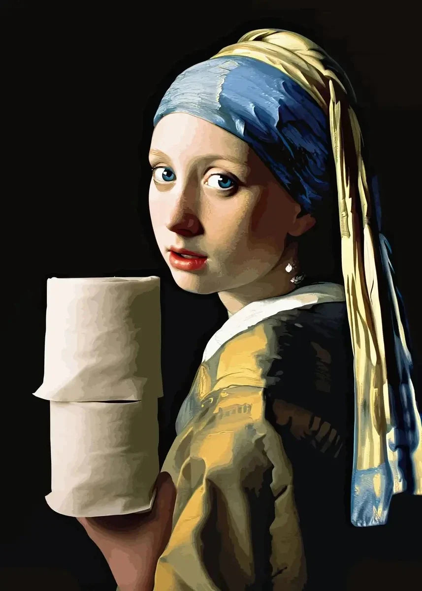 Mona Lisa Bathroom Wall Art Decor - SKU-10 / 50X70cm no frame