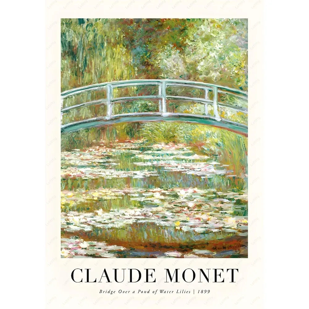 Monet Wildflower Poster Print for Home Decor - z1 / 15X20cmNoframe - Posters