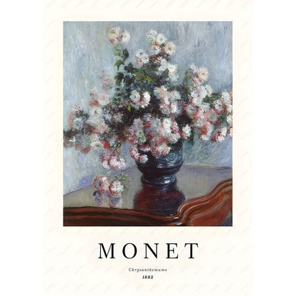 Monet Wildflower Poster Print for Home Decor - z12 / 30X40cmNoframe - Posters