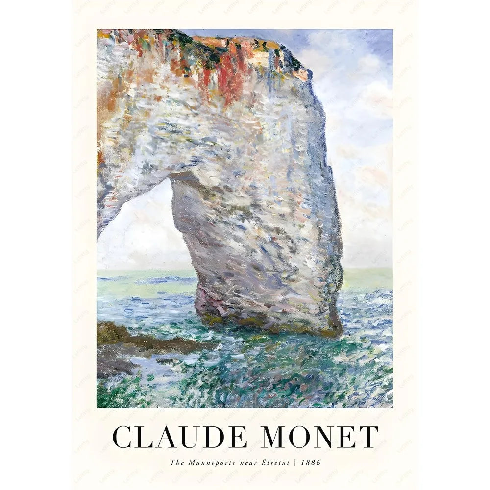 Monet Wildflower Poster Print for Home Decor - z14 / 30X40cmNoframe - Posters