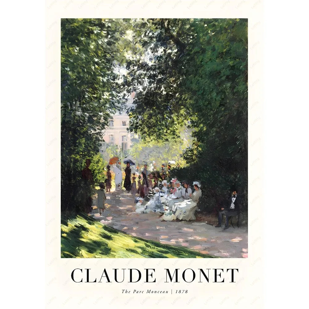 Monet Wildflower Poster Print for Home Decor - z16 / 30X40cmNoframe - Posters
