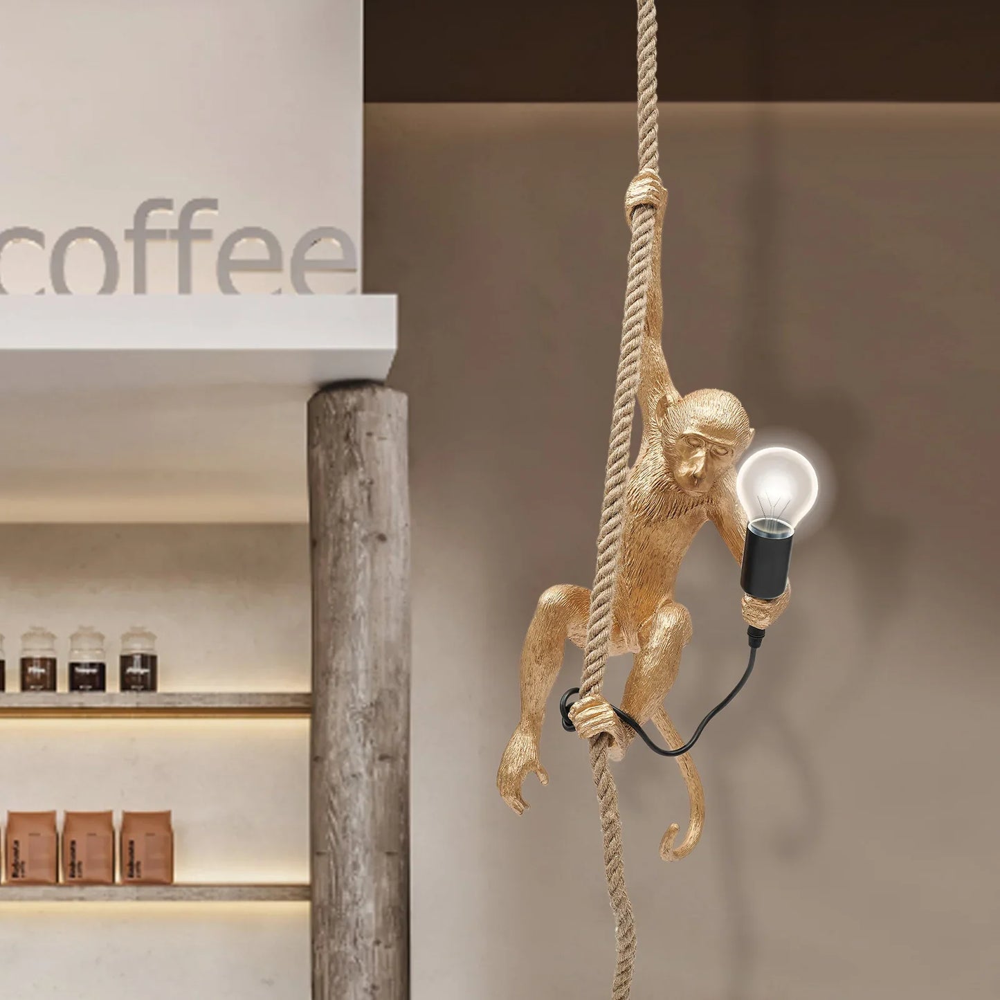Monkey Rope Chandelier Pendant Light