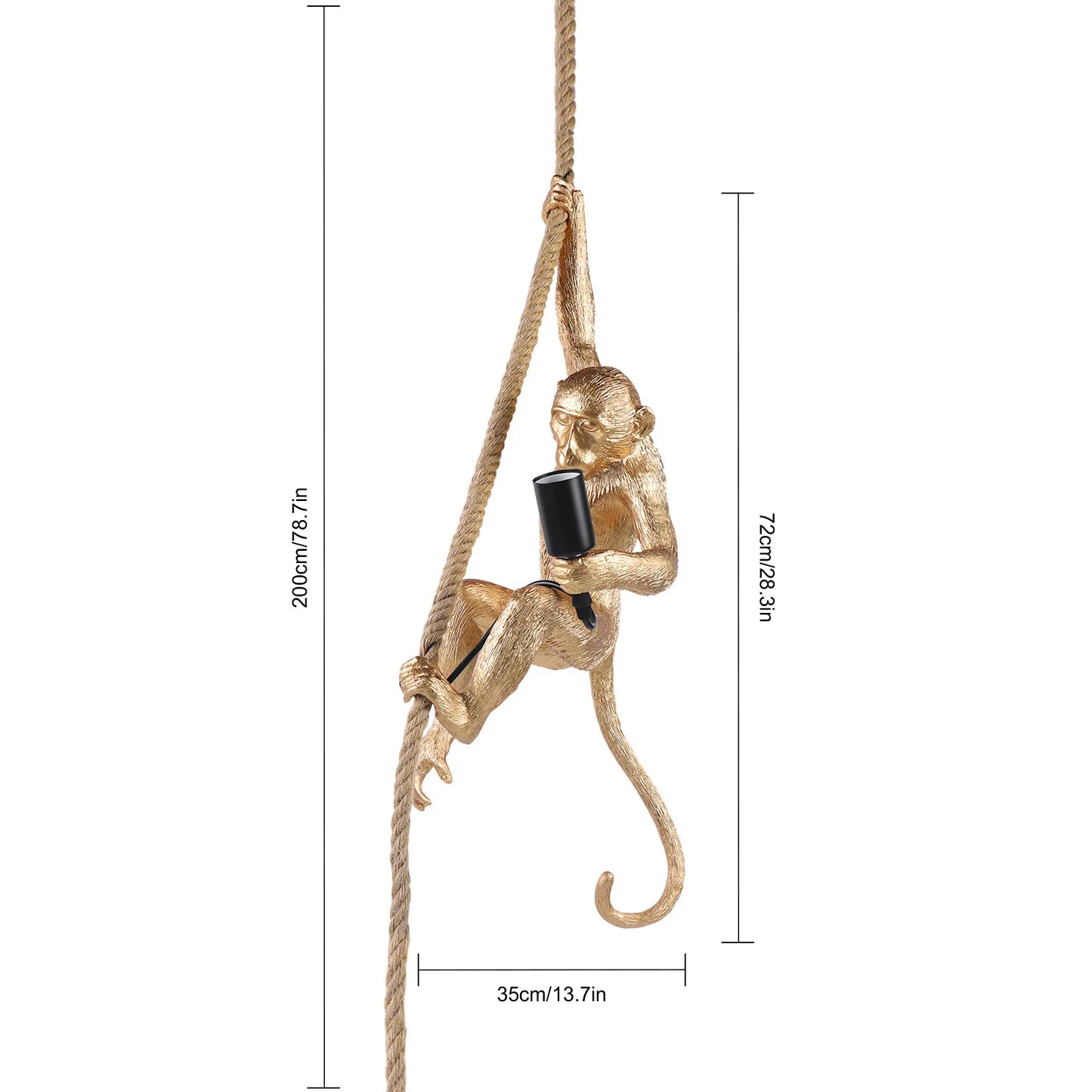 Monkey Rope Chandelier Pendant Light