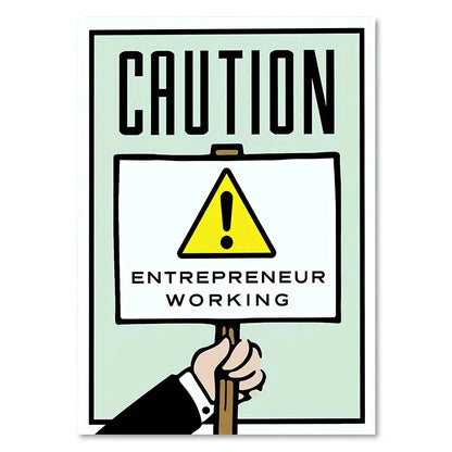 Monopoly Millionaire Canvas Wall Art - 30x40cm No Frame / TM0002-15 - Posters