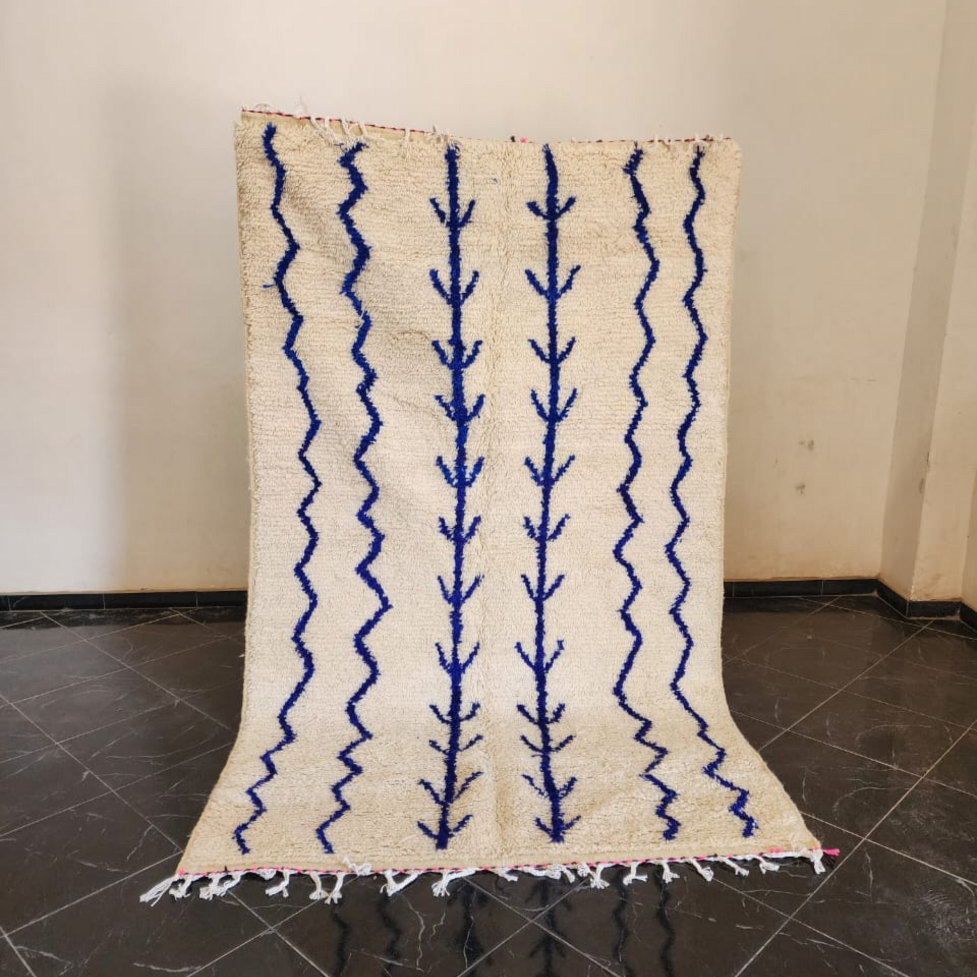 Moroccan Handmade Azilal rug 2.5m x 1.5m - Moroccan Rugs