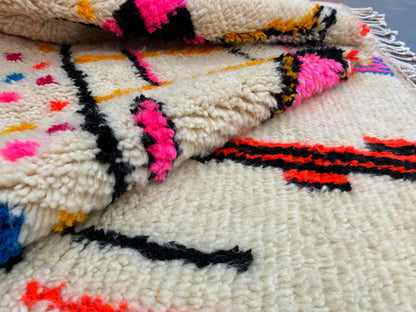 Moroccan Handmade Azilal Rug 2.5m x 1.5m - Moroccan Rugs