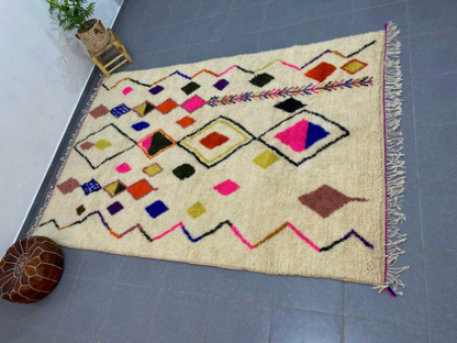 Moroccan Handmade Azilal Rug 3m x 2m - Moroccan Rugs