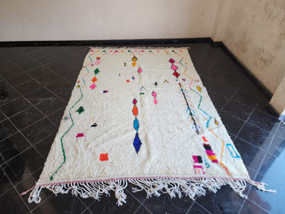 Moroccan Handmade Azilal rug handmade - Tapis Azilal fait main 150 x 100 cm - Moroccan Rugs