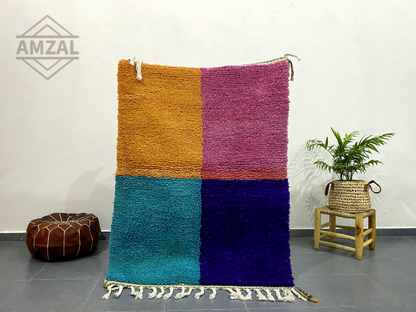 Moroccan Handmade Beni Ouarain Rug 1.5m / 1m - Moroccan Rugs