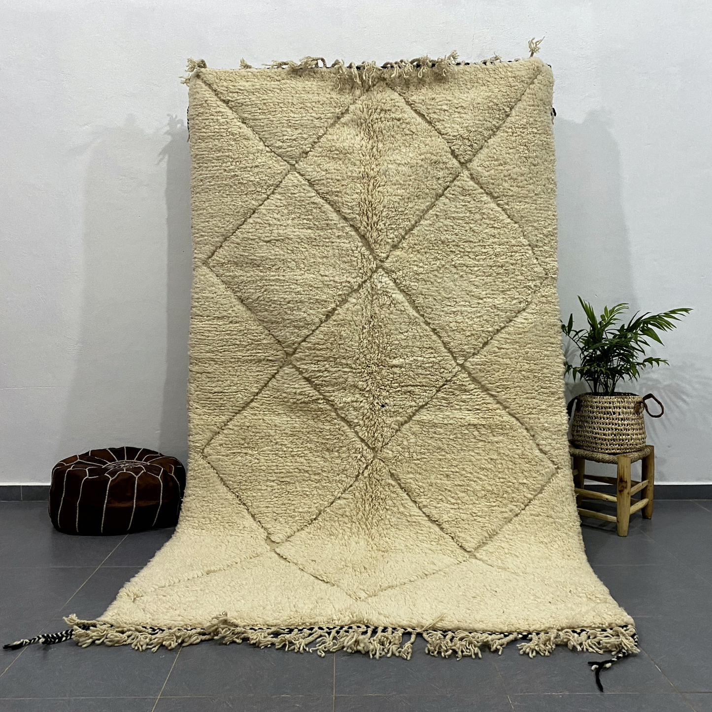 Moroccan Handmade Beni Ouarain Rug 2.5m x 1.5m - Moroccan Rugs