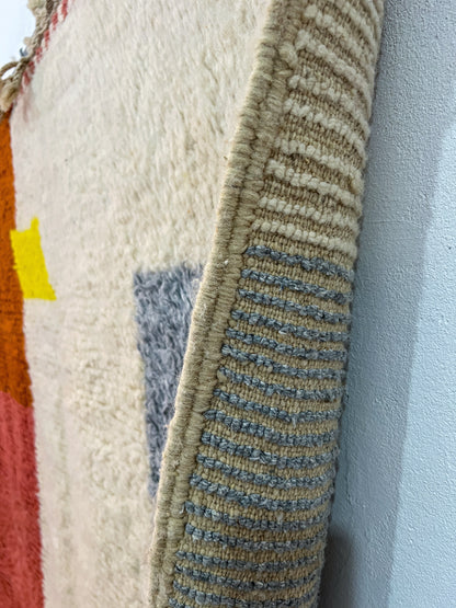 Moroccan Handmade Beni Ouarain rug 2.5m x 1.5m - Moroccan Rugs