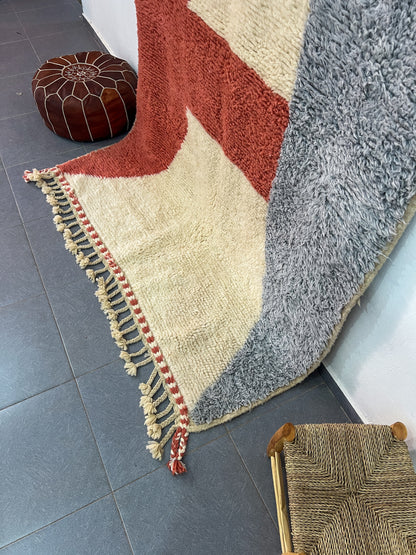 Moroccan Handmade Beni Ouarain rug 2.5m x 1.5m - Moroccan Rugs