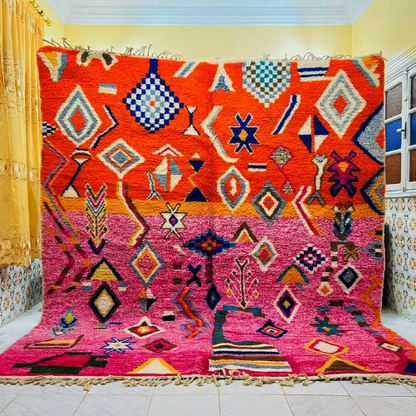 Moroccan Handmade Beni Ouarain Rug 3m x 2.5m - Moroccan Rugs