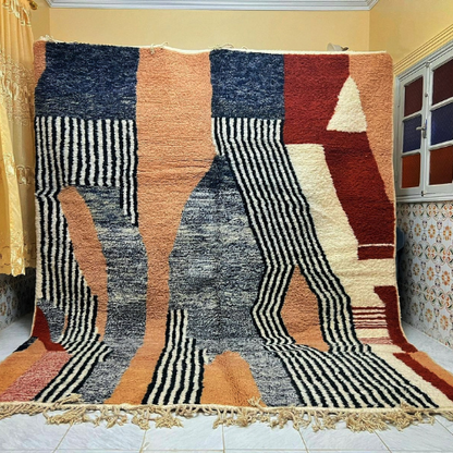 Moroccan Handmade Beni Ouarain Rug 3m x 2.5m - Moroccan Rugs