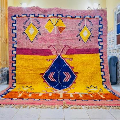 Moroccan Handmade Beni Ouarain Rug 3m x 2.5m - Moroccan Rugs