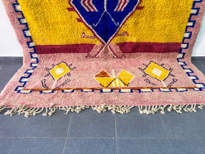 Moroccan Handmade Beni Ouarain Rug 3m x 2.5m - Moroccan Rugs