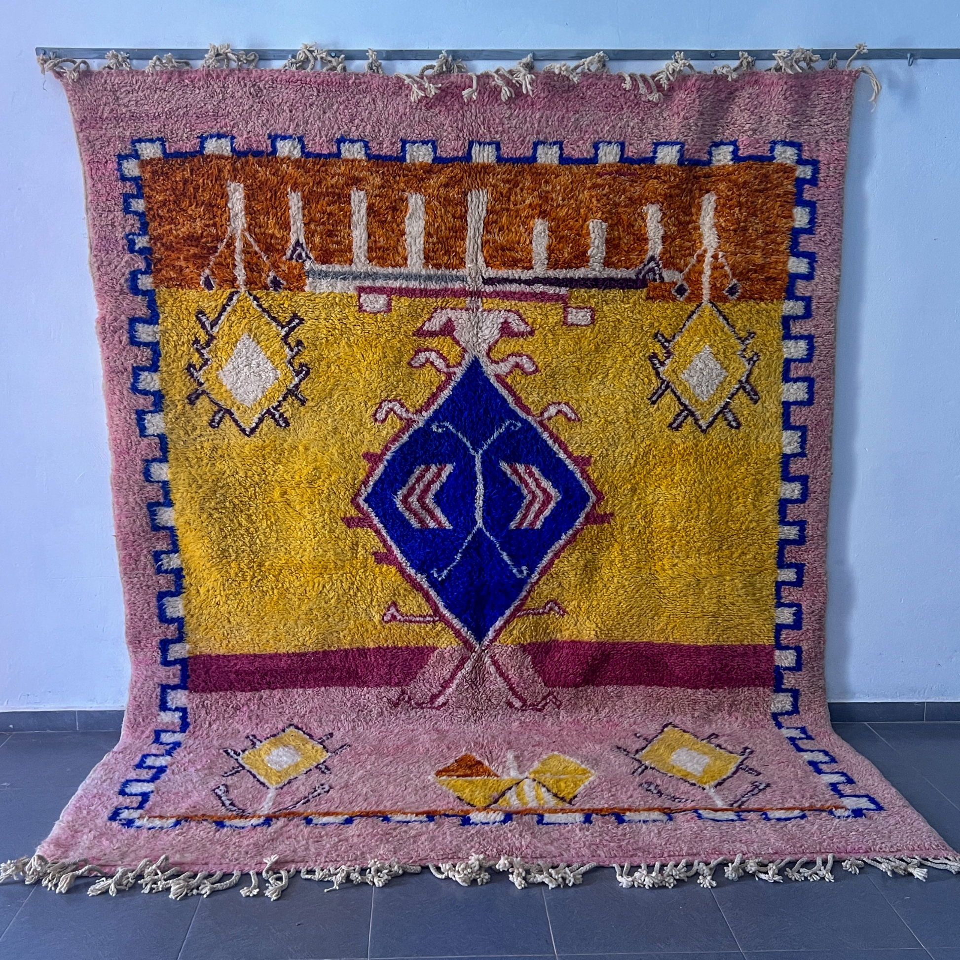 Moroccan Handmade Beni Ouarain Rug 3m x 2.5m - Moroccan Rugs