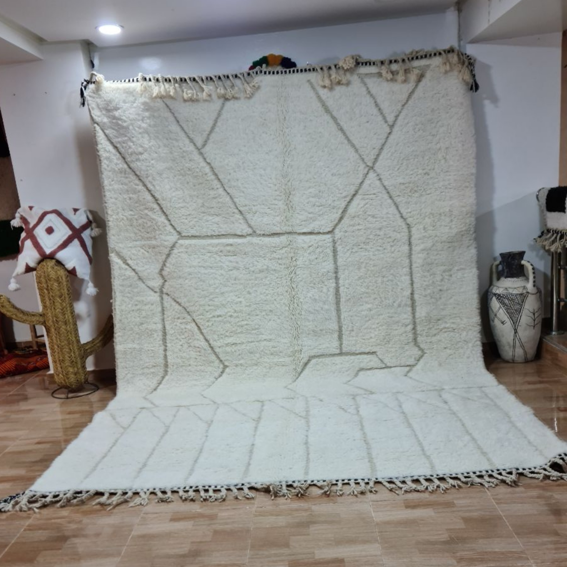 Moroccan Handmade Beni Ouarain Rug 3m X 2m - Moroccan Rugs
