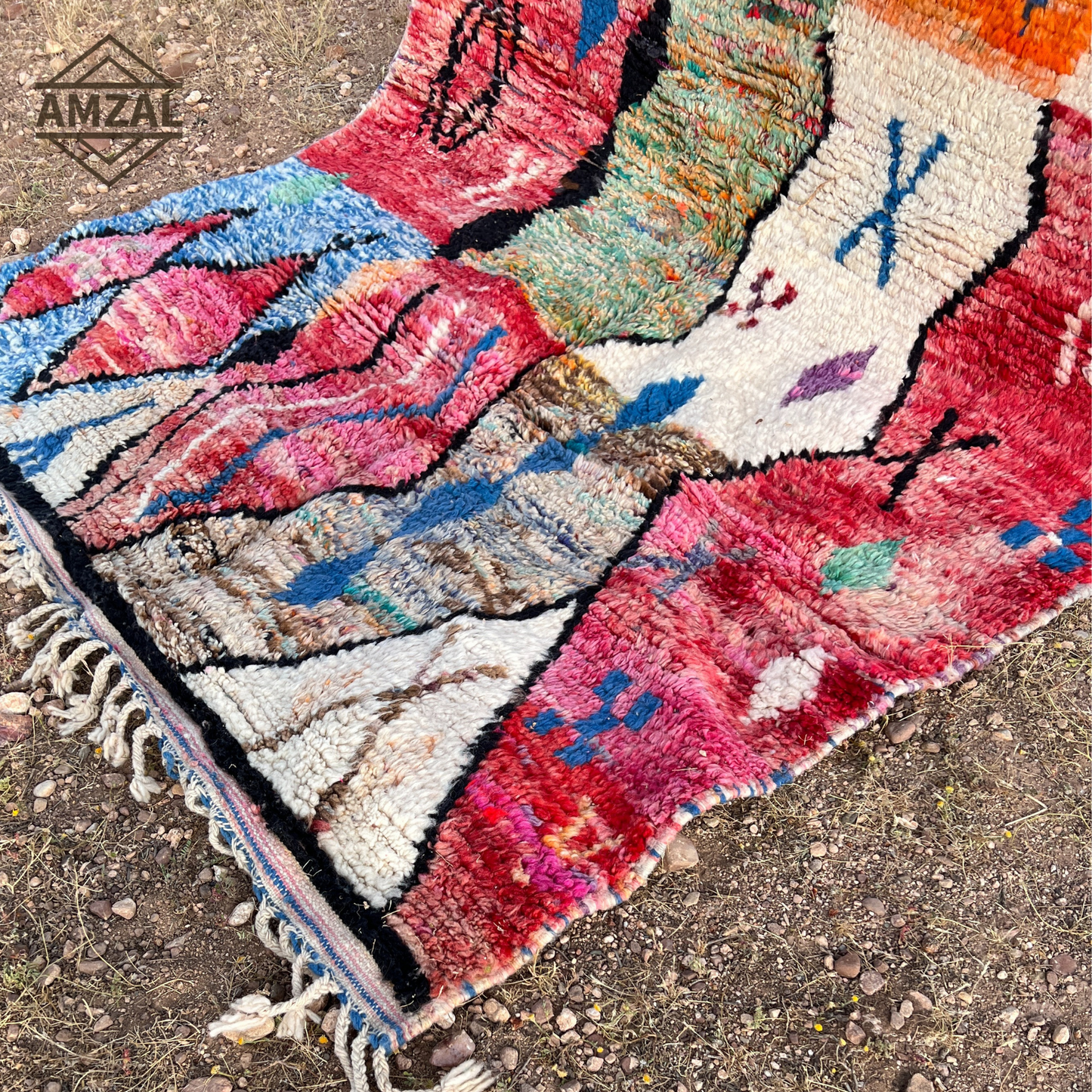Moroccan Handmade Boujaad Rug 3m x 2m - Moroccan Rugs