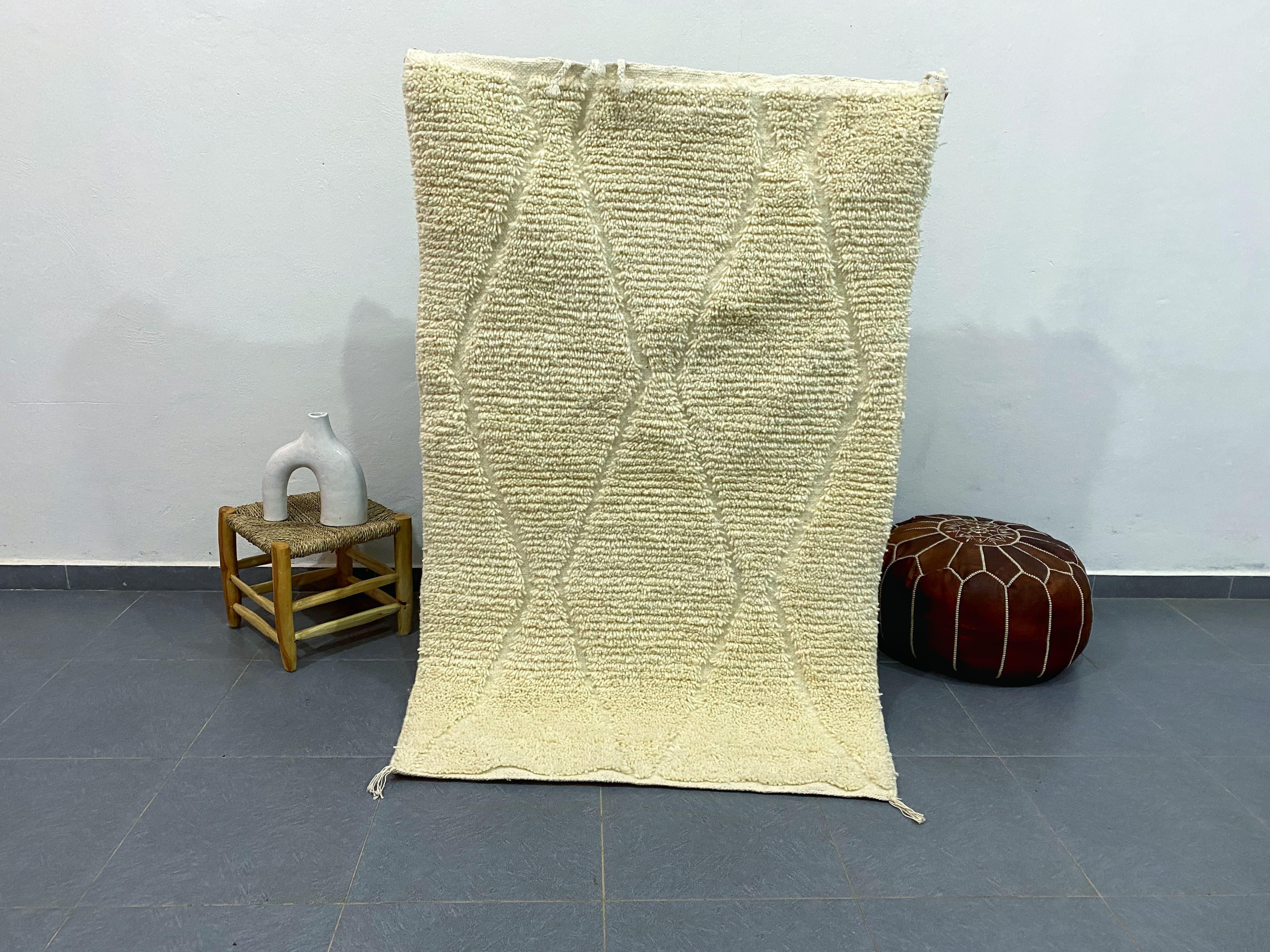 Moroccan Handmade Rug Beni Ouarain 1.5m x 1m