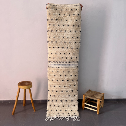 Moroccan Handmade Small Beni Ouarain rug 1m / 70cm - Moroccan Rugs