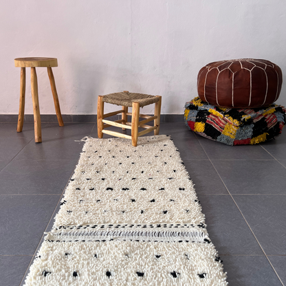Moroccan Handmade Small Beni Ouarain rug 1m / 70cm - Moroccan Rugs