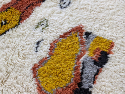 Moroccan Handmade Traditional Azilal Carpet 242 X 154 Cm - Moroccan Rugs