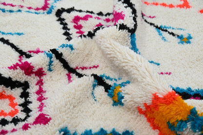 Moroccan Handmade Traditional Azilal Carpet 272 X 147 Cm - Moroccan Rugs