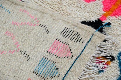 Moroccan Handmade Traditional Azilal Hallway Rug 312 X 84 Cm - Moroccan Rugs