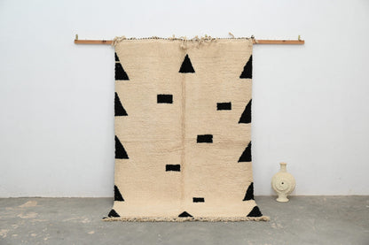 Moroccan Handmade Traditional Azilal Rug 224 X 152 Cm - Moroccan Rugs