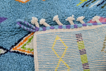 Moroccan Handmade Traditional Azilal Rug 236 X 160 Cm - Moroccan Rugs